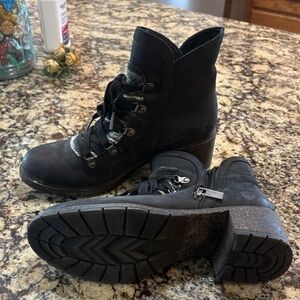 Aetrex Combat Style Leather Boots